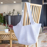 Handmade Reusable Bag, White