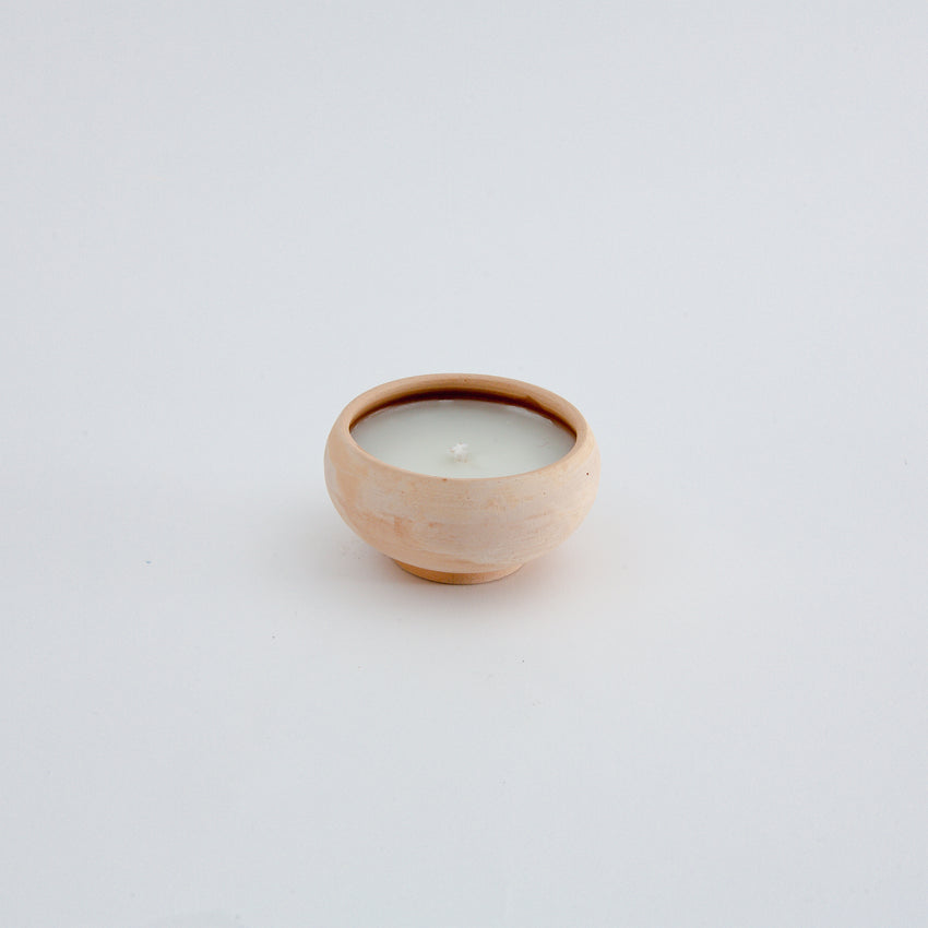 Terra Cotta Clay Bowl Candle, Jasmine