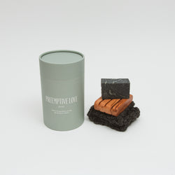 Activated Rectangular Charcoal Soap Gift Set