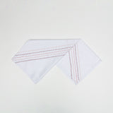 Hand-Stitched Diagonal Lines Tea Towel