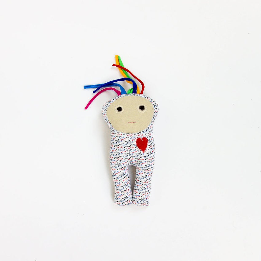 Hand-Stitched Peace Doll