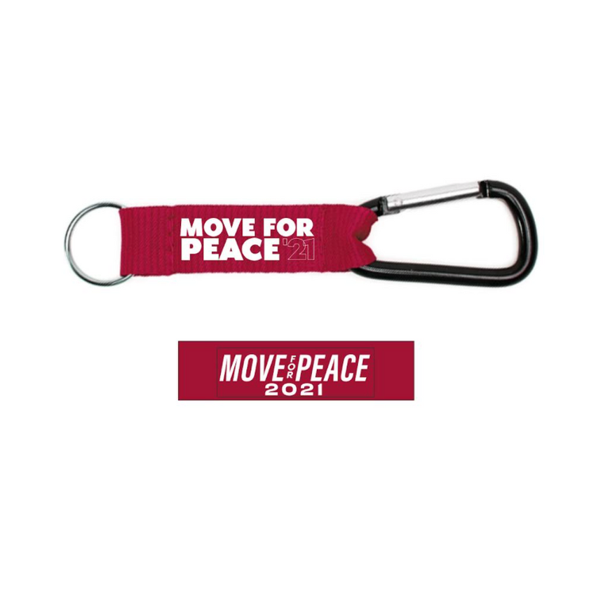 "Move for Peace" Key Fob
