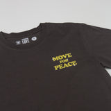 "Move For Peace" Paz Globe Unisex Heavyweight T-Shirt