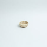 Hand-Woven Palm Frond Small Round Basket