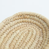 Hand-Woven Palm Frond Small Oval Basket