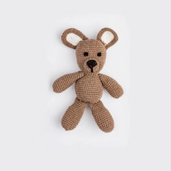 Hand-Stitched Brown Bear Doll